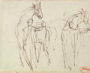 Sketches for a Man with a Horse by George Romney