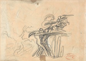 Study of Demons for The Temptation of Christ by George Romney