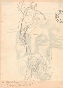 Two Studies, A Man Carrying a Body, and a Kneeling Woman by George Romney