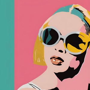 Glamorous Gaze by George Rosaly