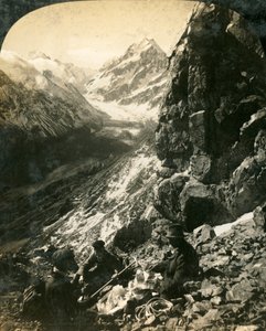 Mount Cook, and the Hooker Glacier and Valley, New Zealand by George Rose