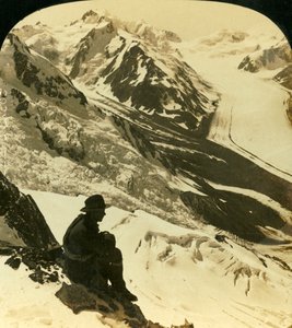 The Tasman and Rudolph Glaciers, Southern Alps, New Zealand, c1909 by George Rose