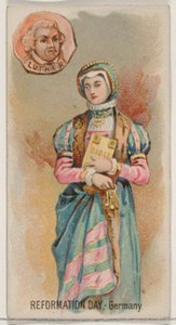 Reformation Day, Germany, from the Holidays series N80 for Duke brand cigarettes