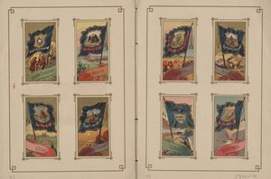 Flags of All Nations and the United States of America - Pages 39 and 40, 1887