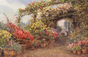 Italian Gardens: A Florentine Terrace by George Samuel Elgood