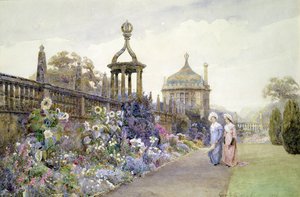 Montacute, Sunflowers by George Samuel Elgood