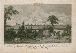 View of London and Westminster, from the Princes Head, Battersea, Surrey