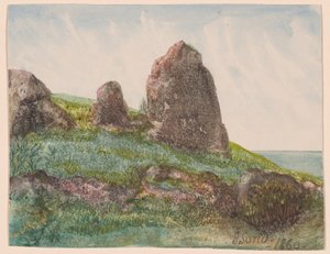 Landscape with Rocks by George Sand