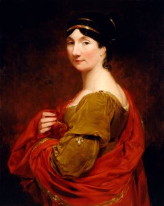Portrait of Frederica, Countess of Mansfield by George Saunders