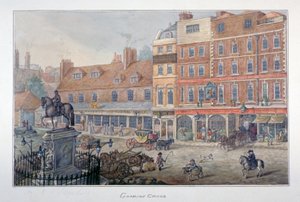 Charing Cross, Westminster, London, 1807 by George Shepherd