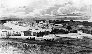 Chatham Dockyard from Port Pitt (engraved by R. Roffe, published in Ireland