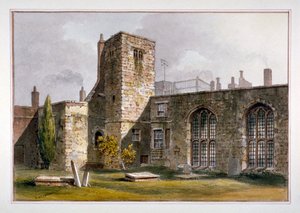 View of the Savoy Chapel, Savoy Palace, Westminster by George Shepherd
