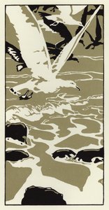 From the Beach Came a Large White Sea Gull by George Sheringham