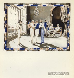Illustration for The Happy Hypocrite by Max Beerbohm