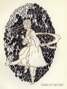 Illustration for The Happy Hypocrite by Max Beerbohm by George Sheringham