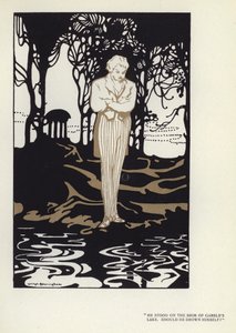 Illustration for The Happy Hypocrite by Max Beerbohm by George Sheringham