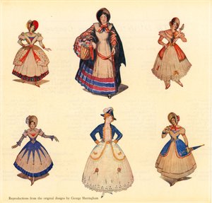 Original Designs for HMS Pinafore by George Sheringham