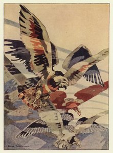 The great eagle made the winds for him by George Sheringham