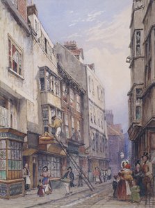 Bell Yard near Chancery Lane, London, 1835 by George Sidney Shepherd