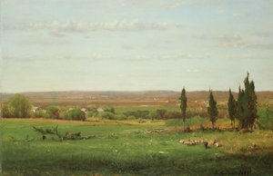 Near Eagleswood by George Snr. Inness