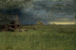 The Lonely Farm, Nantucket by George Snr. Inness