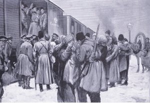 Departure of Russian Troops for the Far East