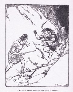 He had never seen so strange a beast, from The Heroes published by George Allen and Unwin 1929 by George Soper
