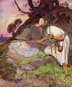 He was a humane man, so he carried the little Perdita home to his wife