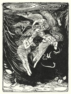Jason and the Argonauts: "The water nymphs carried him down under the lake to be their playfellow" by George Soper