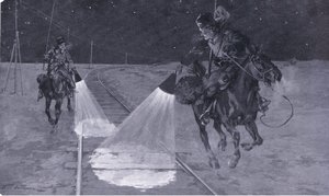 On a Manchurian Railway: Night Patrol