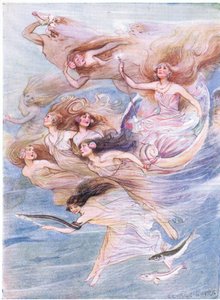 Queen Galatea, from The Heroes published by George Allen and Unwin 1929 by George Soper