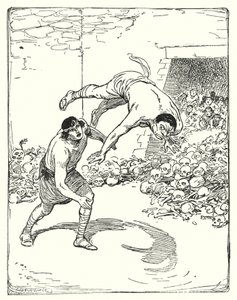 Theseus: "Theseus Pitched Him Right Over His Shoulder on the Ground"