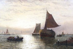Evening Shipping by George Stanfield Walters