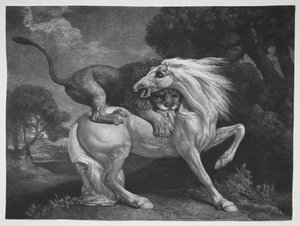 A Horse Attacked by a Lion, 1788