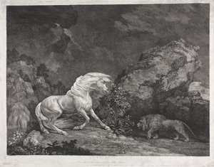 A Horse Frightened by a Lion