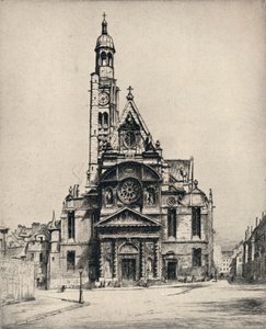 Church of St Étienne-du-Mont, 1915
