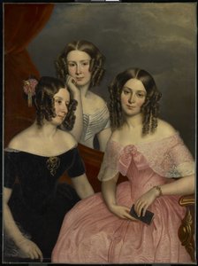 The Three Robinson Sisters by George Theodore Berthon