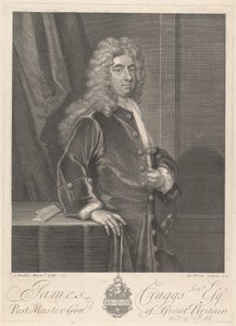 James Craggs the Elder by George Vertue