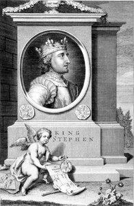Stephen King of England, engraved by the artist by George Vertue