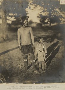 Hon. Mr. Growing Horn and Son. (Sac and Fox Indian) Chief Counselor for Sac and Fox Indian, Oklahoma, in 1873