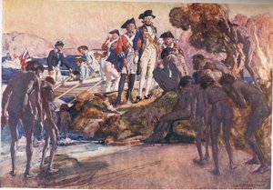 Governor Phillip in Sydney Cove