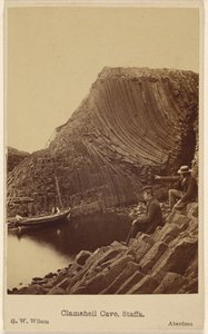 Clamshell Cave, Staffa by George Washington Wilson