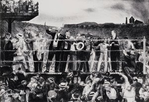Introducing Georges Carpentier, 1921 by George Wesley Bellows