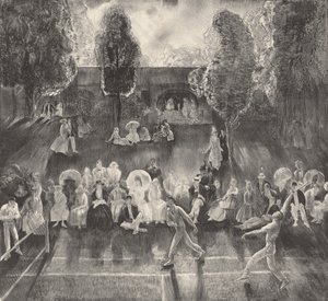Tennis, 1920 by George Wesley Bellows
