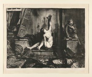 The Cigarette from the War Series by George Wesley Bellows