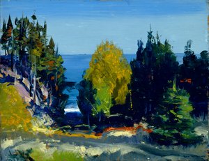 The Grove - Monhegan, 1911
