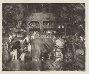 The Tournament by George Wesley Bellows