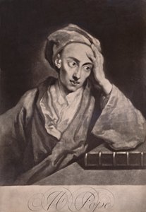 Alexander Pope, English poet and satirist, c1732 by George White