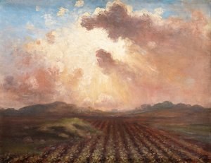 Evening in the Field by George William Russell