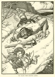The Escape from Doubting Castle by George Woolliscroft Rhead